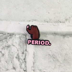 "Period Hand Gesture" Charm