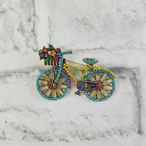 "Bike" Brooch Pin